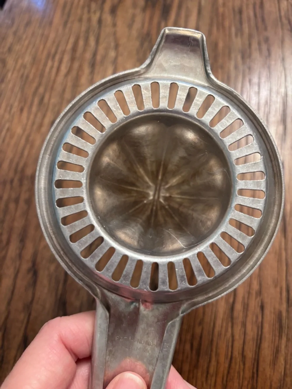 Vintage Foley Aluminum Citrus Juicer Handheld Lemon Orange Juicer Squeezer USA